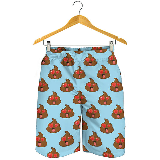 Lovely Poop Pattern Print Men's Shorts