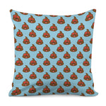 Lovely Poop Pattern Print Pillow Cover