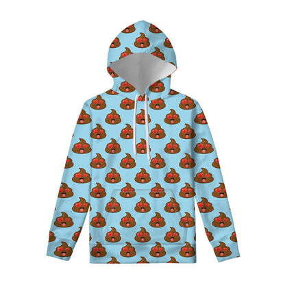 Lovely Poop Pattern Print Pullover Hoodie
