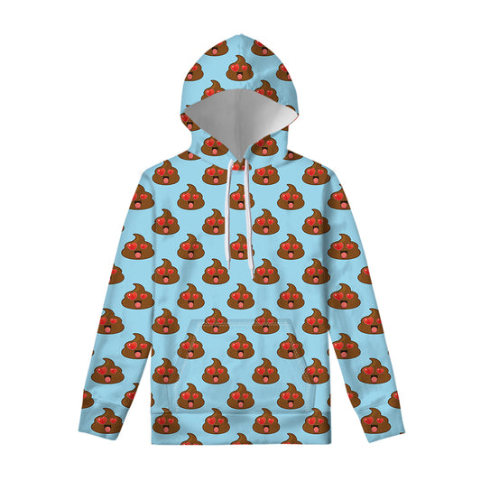 Lovely Poop Pattern Print Pullover Hoodie
