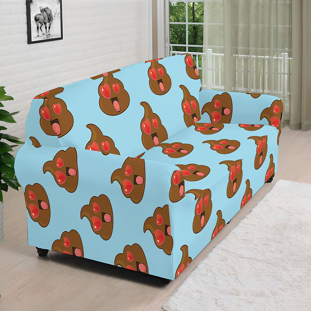 Lovely Poop Pattern Print Sofa Cover