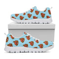Lovely Poop Pattern Print White Running Shoes