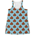 Lovely Poop Pattern Print Women's Racerback Tank Top