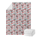 Lovely Yorkshire Terrier Pattern Print Blanket