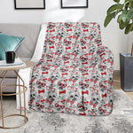 Lovely Yorkshire Terrier Pattern Print Blanket
