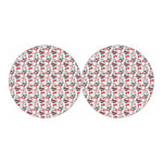 Lovely Yorkshire Terrier Pattern Print Car Coasters