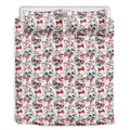 Lovely Yorkshire Terrier Pattern Print Duvet Cover Bedding Set