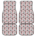 Lovely Yorkshire Terrier Pattern Print Front and Back Car Floor Mats