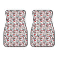 Lovely Yorkshire Terrier Pattern Print Front Car Floor Mats