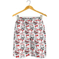 Lovely Yorkshire Terrier Pattern Print Men's Shorts