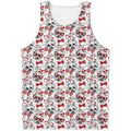 Lovely Yorkshire Terrier Pattern Print Men's Tank Top