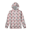 Lovely Yorkshire Terrier Pattern Print Pullover Hoodie