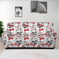 Lovely Yorkshire Terrier Pattern Print Sofa Cover