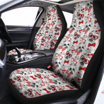 Lovely Yorkshire Terrier Pattern Print Universal Fit Car Seat Covers
