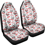 Lovely Yorkshire Terrier Pattern Print Universal Fit Car Seat Covers