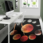 Lunar Eclipse Cycle Print Area Rug