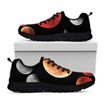 Lunar Eclipse Cycle Print Black Sneakers