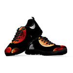 Lunar Eclipse Cycle Print Black Sneakers