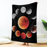 Lunar Eclipse Cycle Print Blanket