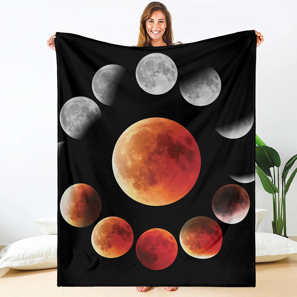Lunar Eclipse Cycle Print Blanket