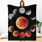 Lunar Eclipse Cycle Print Blanket
