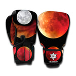 Lunar Eclipse Cycle Print Boxing Gloves