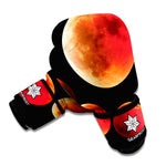 Lunar Eclipse Cycle Print Boxing Gloves