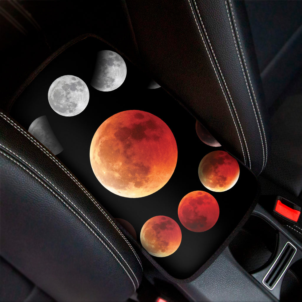 Lunar Eclipse Cycle Print Car Center Console Cover