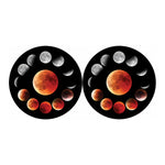 Lunar Eclipse Cycle Print Car Coasters