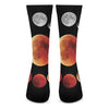 Lunar Eclipse Cycle Print Crew Socks