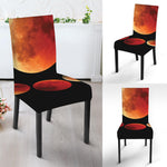 Lunar Eclipse Cycle Print Dining Chair Slipcover
