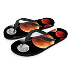 Lunar Eclipse Cycle Print Flip Flops