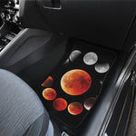 Lunar Eclipse Cycle Print Front and Back Car Floor Mats