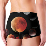 Lunar Eclipse Cycle Print Men's Boxer Briefs