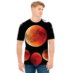 Lunar Eclipse Cycle Print Men's T-Shirt