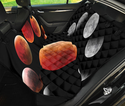 Lunar Eclipse Cycle Print Pet Car Back Seat Cover