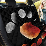 Lunar Eclipse Cycle Print Pet Car Back Seat Cover
