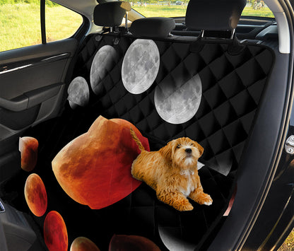 Lunar Eclipse Cycle Print Pet Car Back Seat Cover