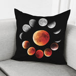 Lunar Eclipse Cycle Print Pillow Cover