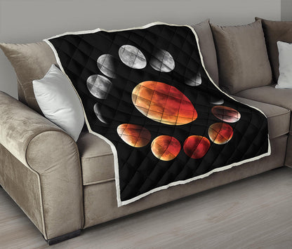 Lunar Eclipse Cycle Print Quilt