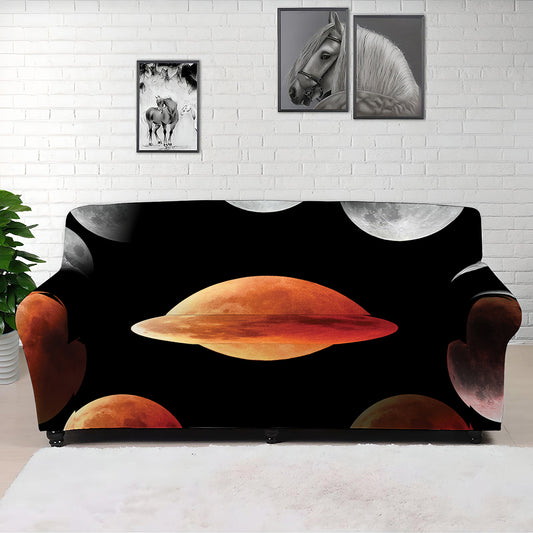 Lunar Eclipse Cycle Print Sofa Cover