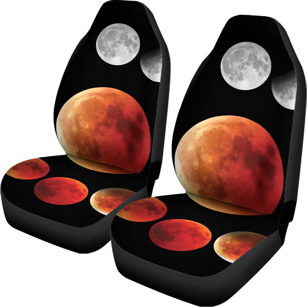 Lunar Eclipse Cycle Print Universal Fit Car Seat Covers