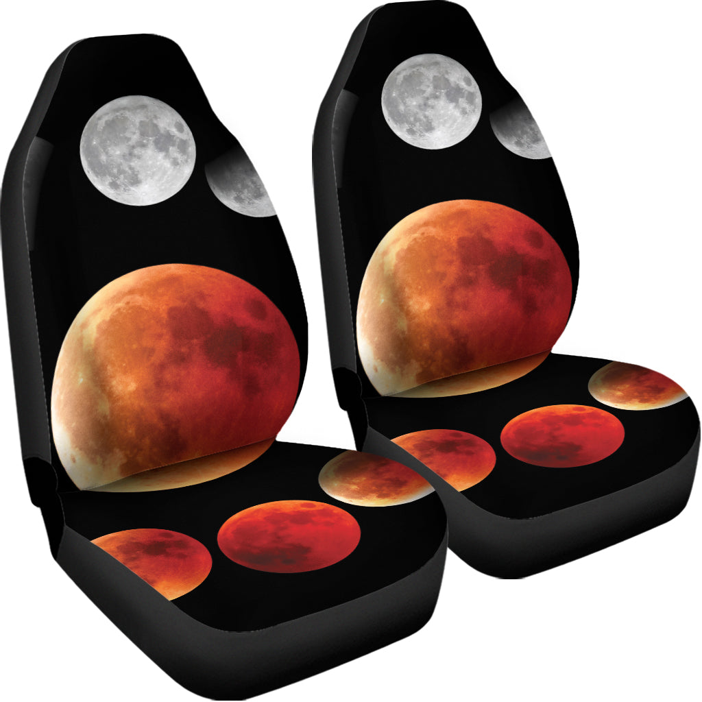 Lunar Eclipse Cycle Print Universal Fit Car Seat Covers