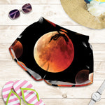 Lunar Eclipse Cycle Print Women's Shorts
