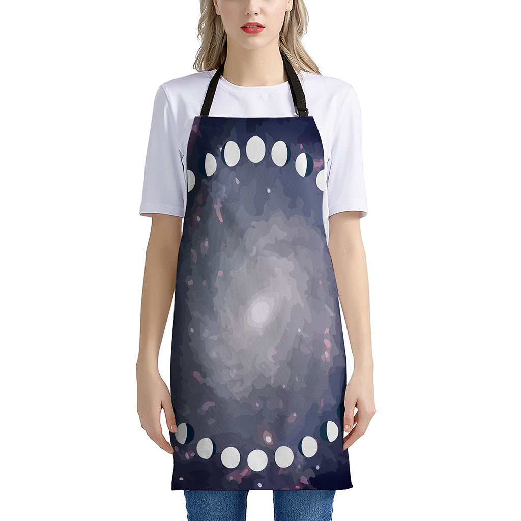 Lunar Phase Cycle Print Apron