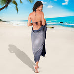 Lunar Phase Cycle Print Beach Sarong Wrap