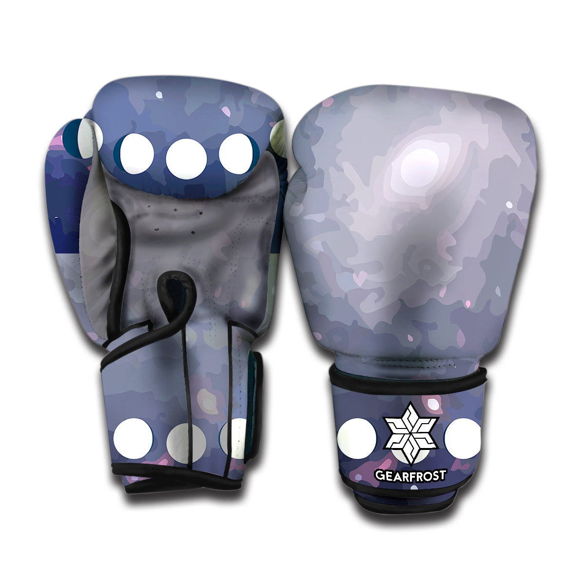 Lunar Phase Cycle Print Boxing Gloves