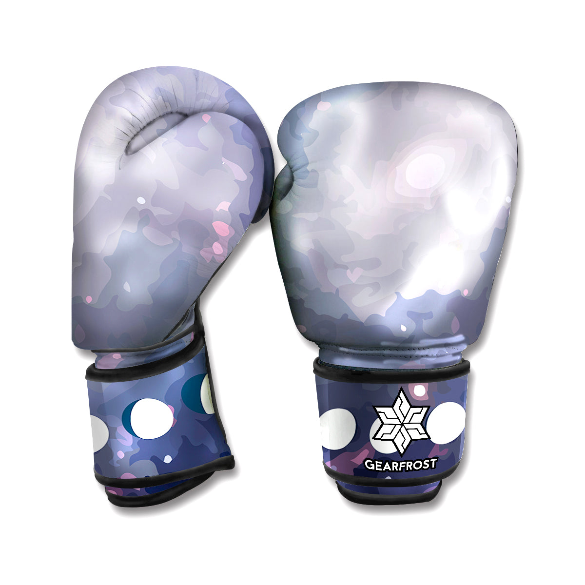 Lunar Phase Cycle Print Boxing Gloves