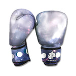 Lunar Phase Cycle Print Boxing Gloves