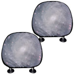 Lunar Phase Cycle Print Car Headrest Covers